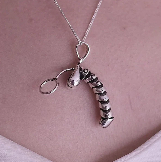 Shrimp Necklace Unique
